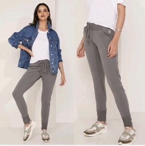 FP Movement by Free People Gray Drawstring Joggers/ Leggings